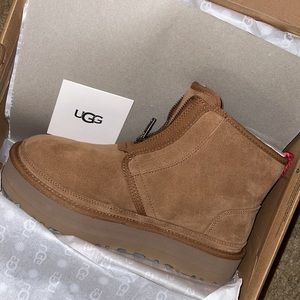 NWT UGG NEUMEL PLATFORM ZIP Sz 10